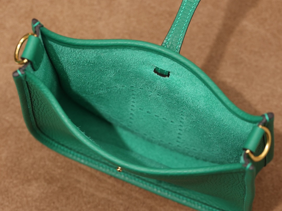 Shebag fully handmade Hermes Evelyne 16 bag in green togo reveiew(2024 Dec updated)-Toko Online Tas Louis Vuitton Palsu Kualitas Terbaik, Tas desainer replika ru