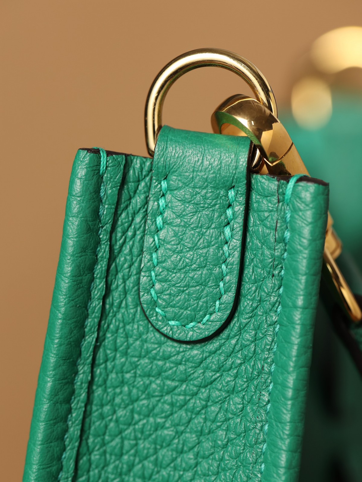 Shebag fully handmade Hermes Evelyne 16 bag in green togo reveiew(2024 Dec updated)-Toko Online Tas Louis Vuitton Palsu Kualitas Terbaik, Tas desainer replika ru