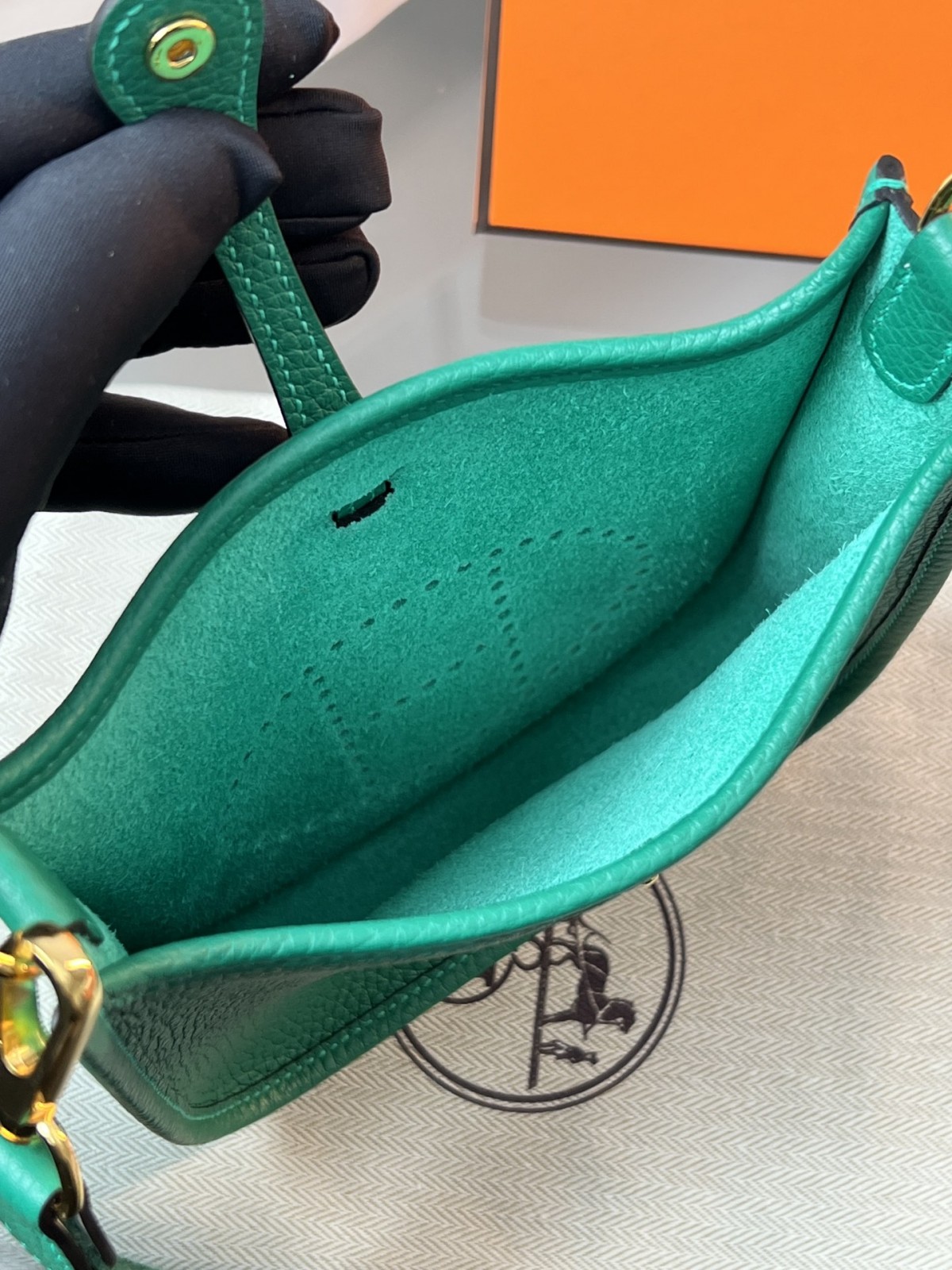 Shebag Hermes Evelyne 16 bag green togo silver hardware fully hand made (2024 Dec updated)-بهترين معيار جي جعلي لوئس ويٽون بيگ آن لائين اسٽور، ريپليڪا ڊيزائنر بيگ ru