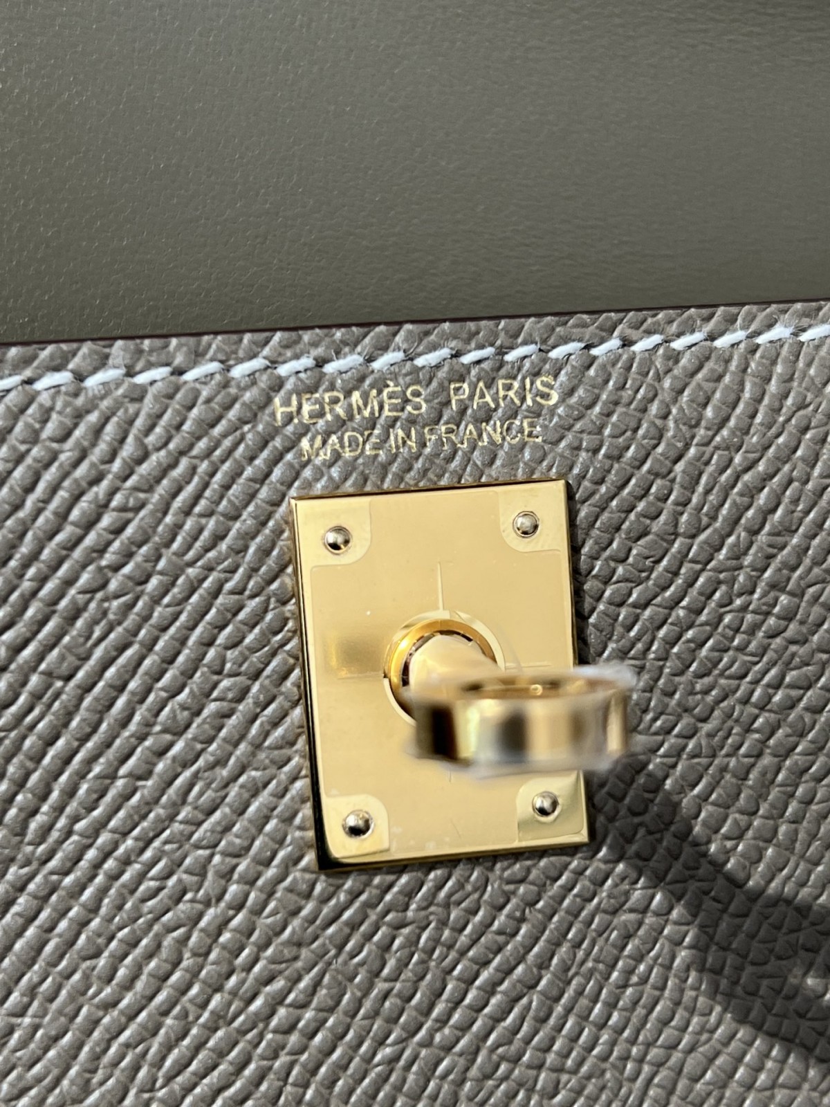 Shebag Hermes Mini Kelly 2 bag in grey togo leather (2024 Dec updated)-Negozio in linea della borsa falsa di Louis Vuitton di migliore qualità, borsa del progettista della replica ru