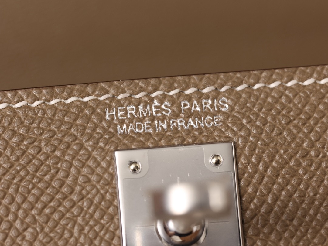 Shebag Hermes Mini Kelly 2 bag in grey togo leather (2024 Dec updated)-Negozio in linea della borsa falsa di Louis Vuitton di migliore qualità, borsa del progettista della replica ru