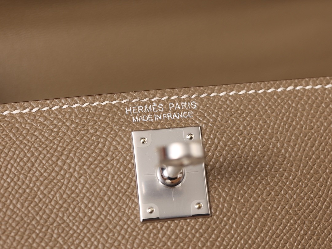 Shebag Hermes Mini Kelly 2 bag in grey togo leather (2024 Dec updated)-Negozio in linea della borsa falsa di Louis Vuitton di migliore qualità, borsa del progettista della replica ru