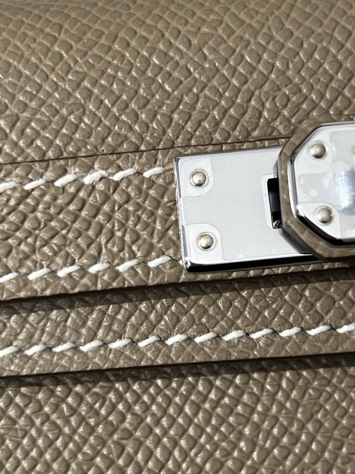 Shebag Hermes Mini Kelly 2 bag in grey togo leather (2024 Dec updated)-Negozio in linea della borsa falsa di Louis Vuitton di migliore qualità, borsa del progettista della replica ru