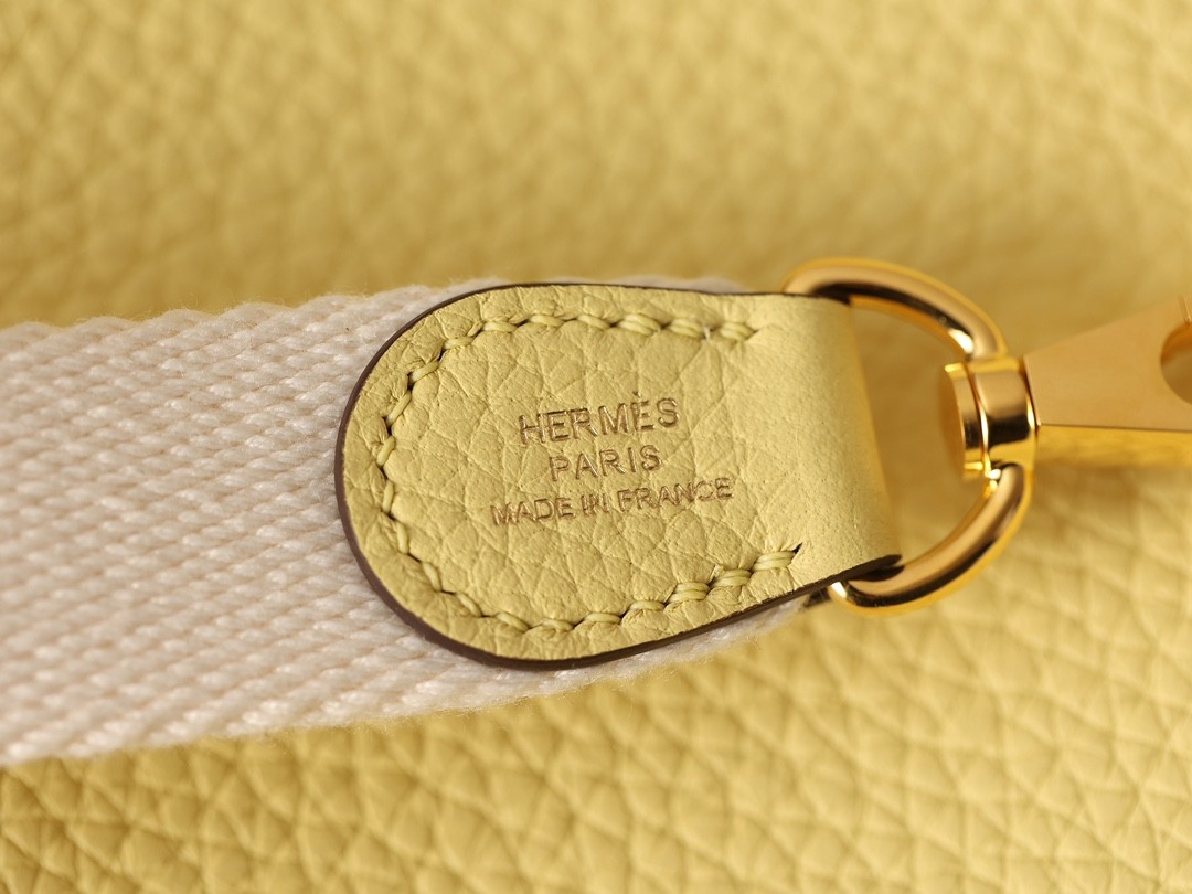 Shebag Hermes Evelyne 16 bag yellow fully hand made (2025 Jan updated)-Negozio in linea della borsa falsa di Louis Vuitton di migliore qualità, borsa del progettista della replica ru