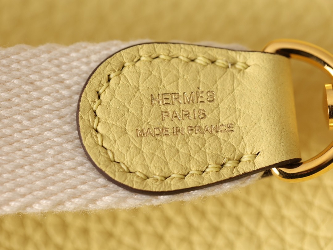 Shebag Hermes Evelyne 16 bag yellow fully hand made (2025 Jan updated)-Negozio in linea della borsa falsa di Louis Vuitton di migliore qualità, borsa del progettista della replica ru