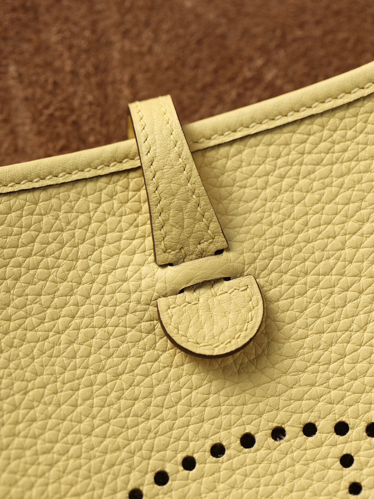 Shebag Hermes Evelyne 16 bag yellow fully hand made (2025 Jan updated)-Negozio in linea della borsa falsa di Louis Vuitton di migliore qualità, borsa del progettista della replica ru