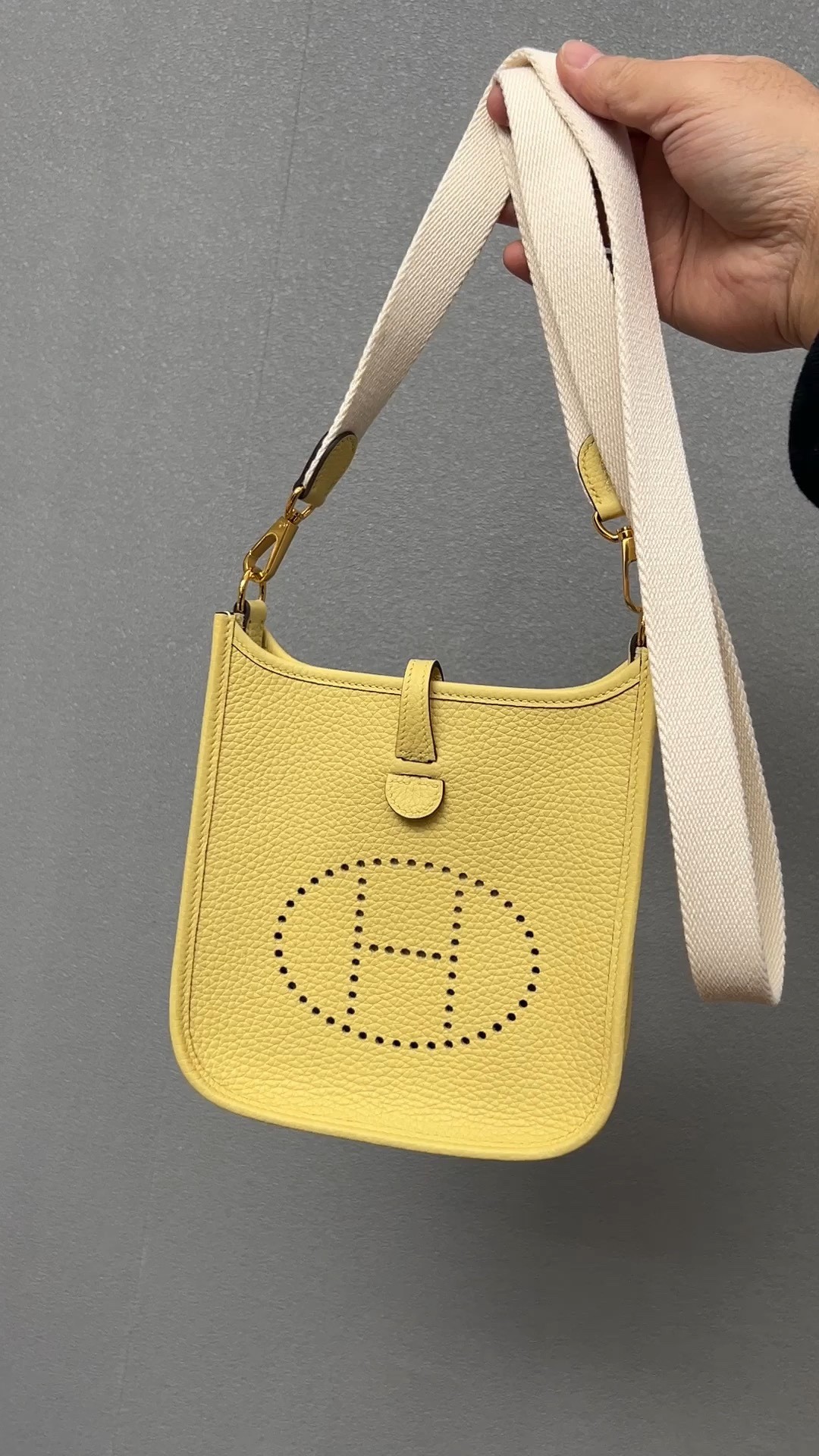 Shebag Hermes Evelyne 16 bag yellow fully hand made (2025 Jan updated)-Negozio in linea della borsa falsa di Louis Vuitton di migliore qualità, borsa del progettista della replica ru