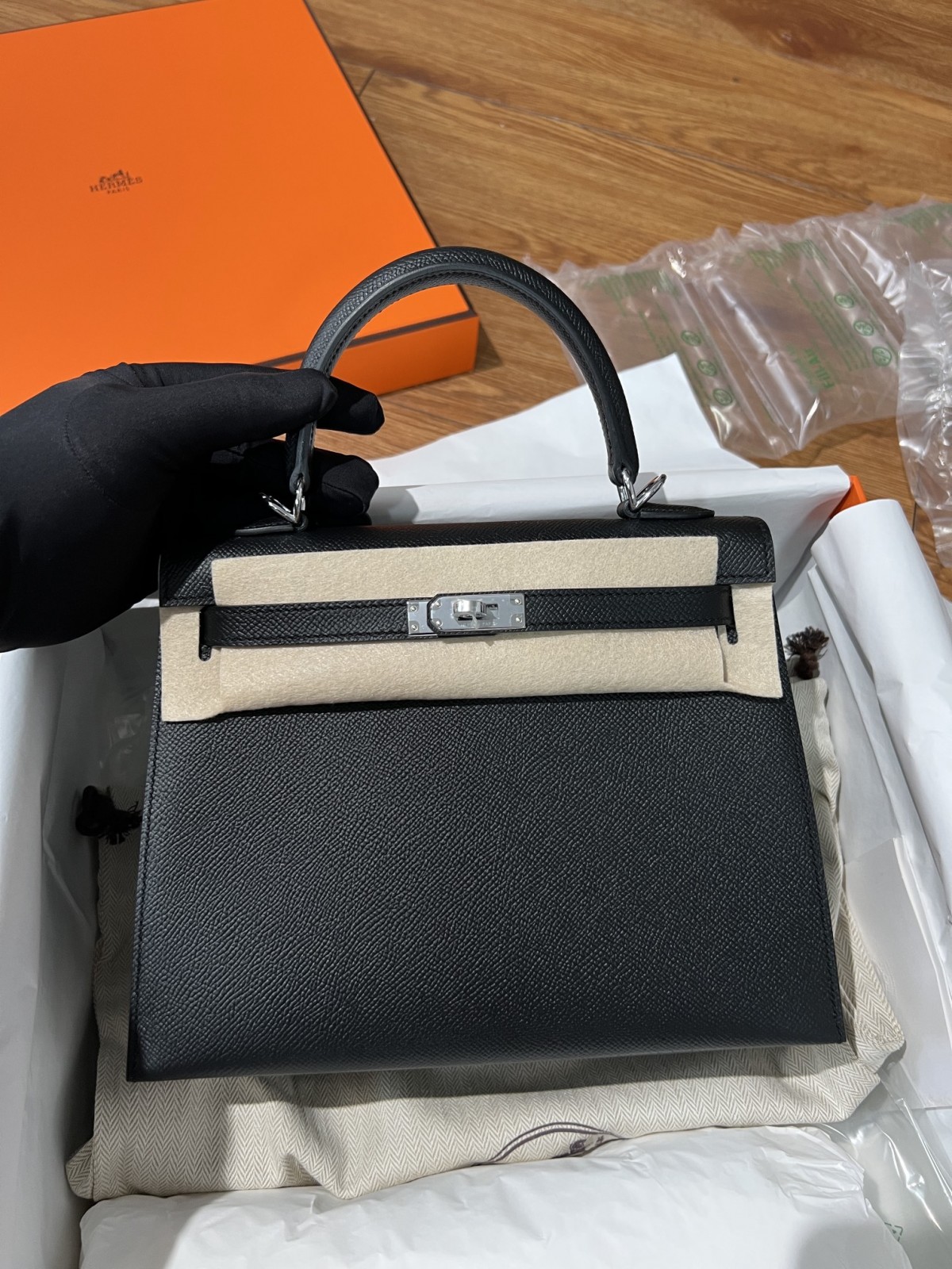 Shebag fully hand made Hermes Kelly 25 bag black epsom leather review (2025 Jan updated)-Best Quality Fake Louis Vuitton Bag Online Store, Replica designer bag ru