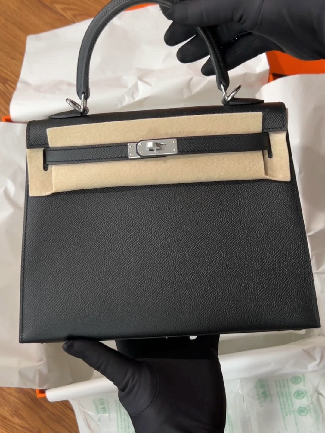 Shebag fully hand made Hermes Kelly 25 bag black epsom leather review (2025 Jan updated)-Best Quality Fake Louis Vuitton Bag Online Store, Replica designer bag ru