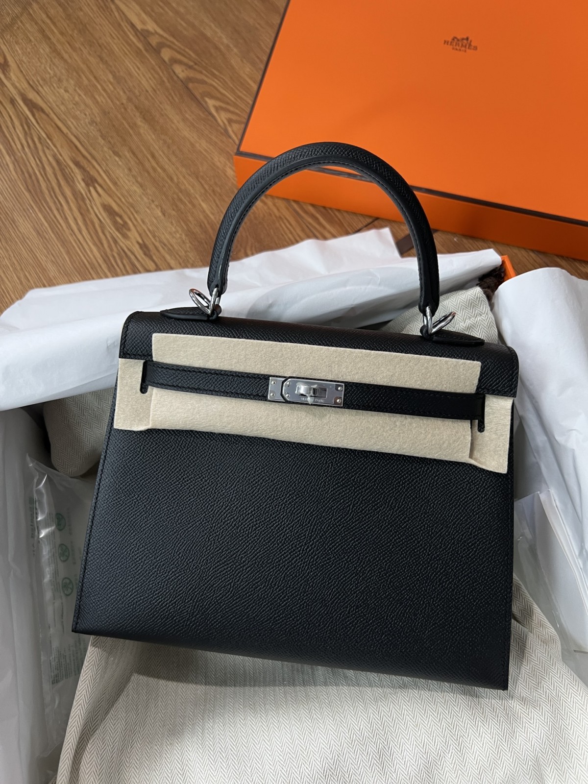 Shebag fully hand made Hermes Kelly 25 bag black epsom leather review (2025 Jan updated)-Best Quality Fake Louis Vuitton Bag Online Store, Replica designer bag ru