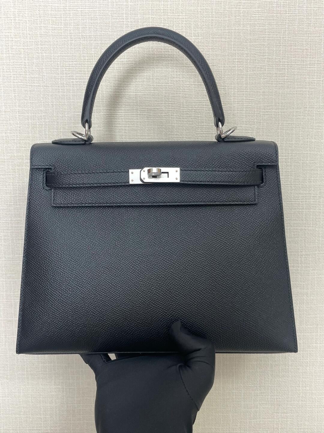 Shebag fully hand made Hermes Kelly 25 bag black epsom leather review (2025 Jan updated)-Best Quality Fake Louis Vuitton Bag Online Store, Replica designer bag ru