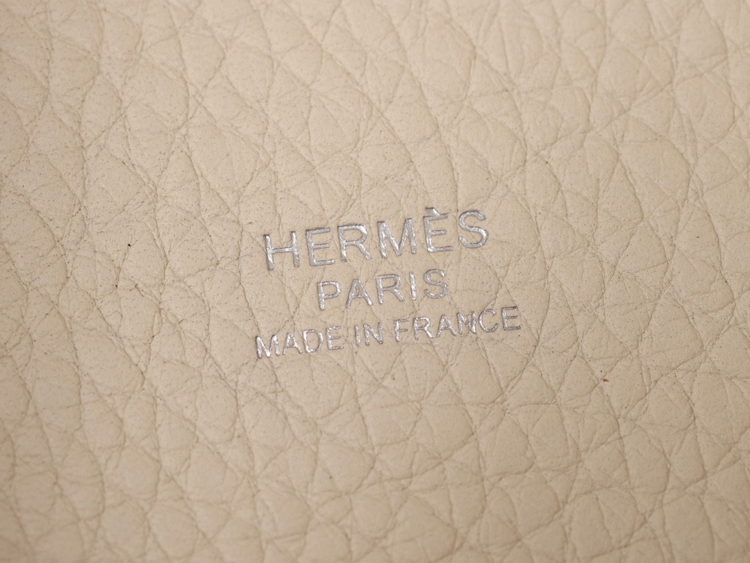 Shebag fully handmade Hermes Picotin 18 bag review snow white togo leather(2025 Jan updated)-Шилдэг чанарын хуурамч Louis Vuitton цүнх онлайн дэлгүүр, Replica дизайнер цүнх ru