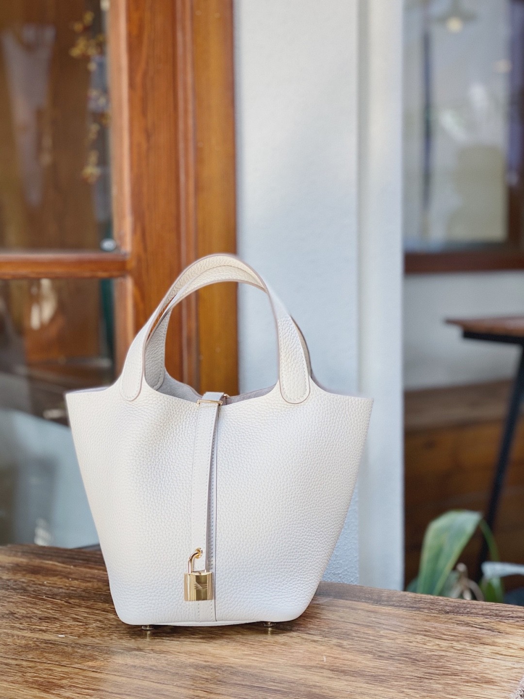 Shebag fully handmade Hermes Picotin 18 bag review snow white togo leather(2025 Jan updated)-Loja online de bolsa Louis Vuitton falsa de melhor qualidade, bolsa de designer de réplica ru