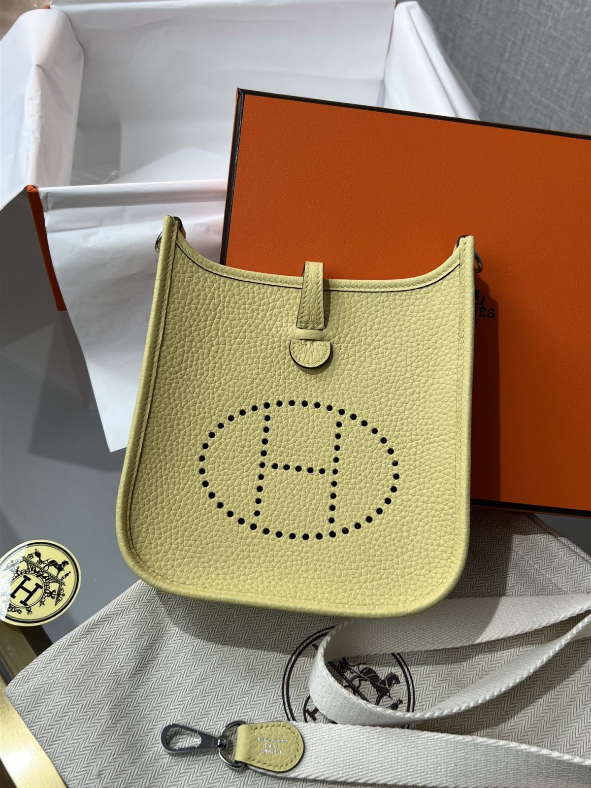 Shebag fully handmade Hermes Evelyne 16 bag in yellow silver hardware (2025 Jan updated)-ఉత్తమ నాణ్యత నకిలీ లూయిస్ విట్టన్ బ్యాగ్ ఆన్‌లైన్ స్టోర్, రెప్లికా డిజైనర్ బ్యాగ్ రు