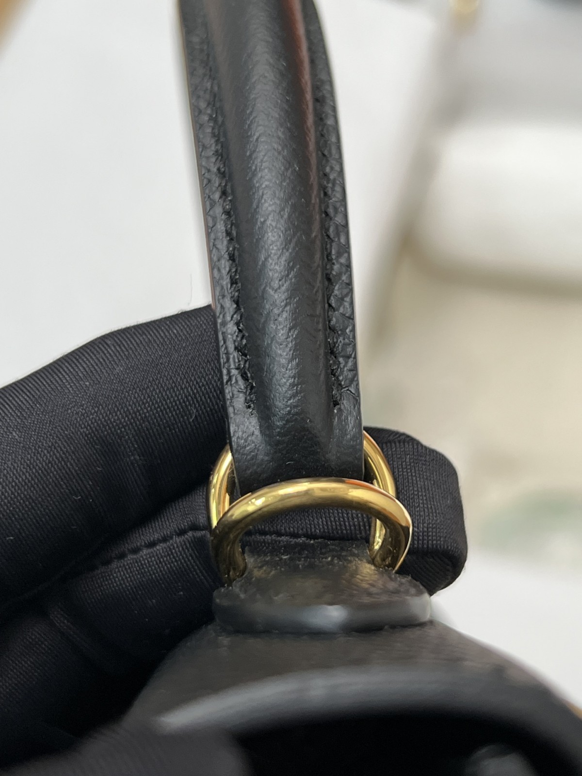 Shebag fully handmade Hermes Kelly 25 bag black epsom leather gold hardware lastets batch review (2025 Jan updated)-Интернет-магазин поддельной сумки Louis Vuitton лучшего качества, копия дизайнерской сумки ru