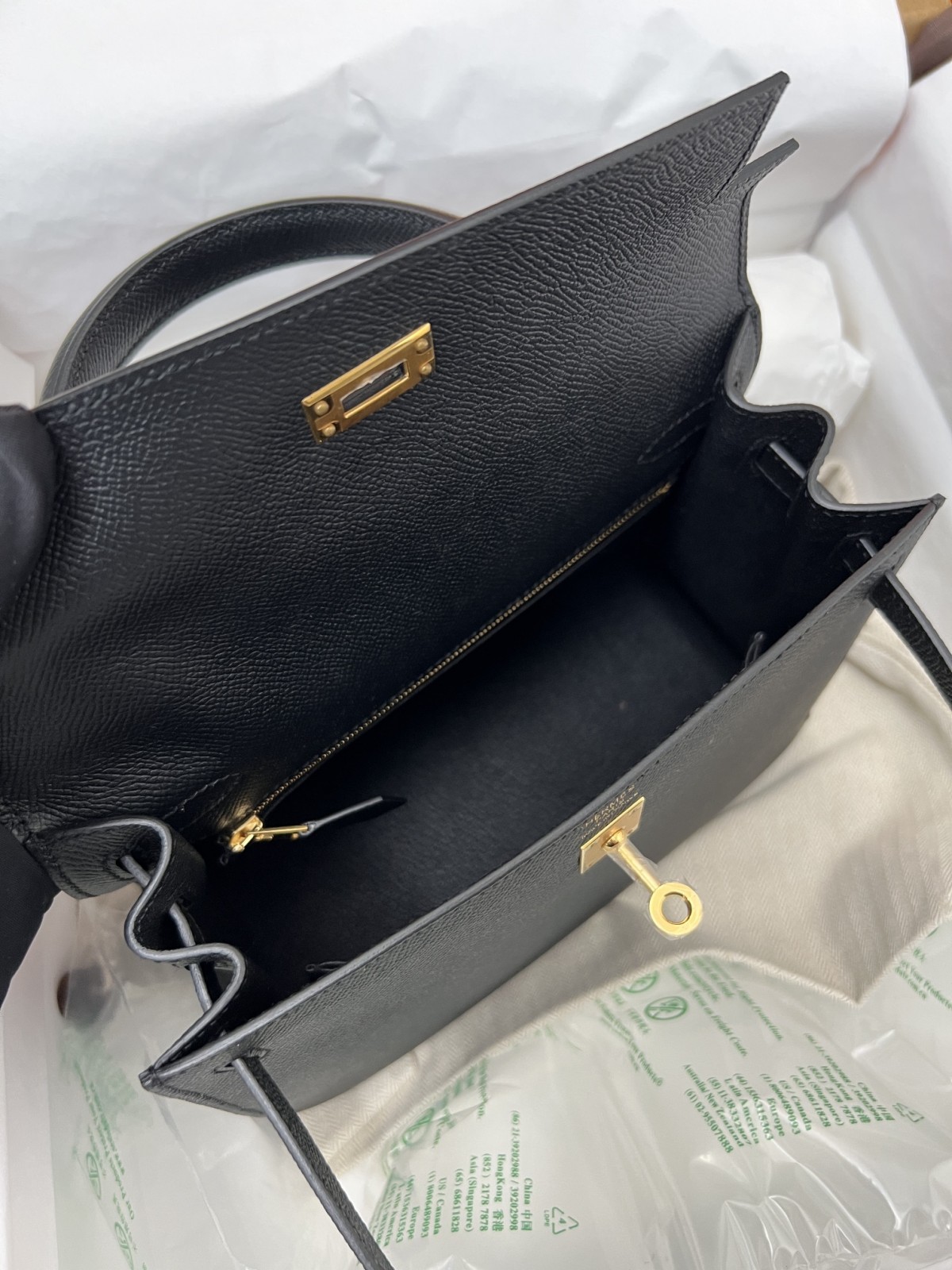 Shebag fully handmade Hermes Kelly 25 bag black epsom leather gold hardware lastets batch review (2025 Jan updated)-Интернет-магазин поддельной сумки Louis Vuitton лучшего качества, копия дизайнерской сумки ru