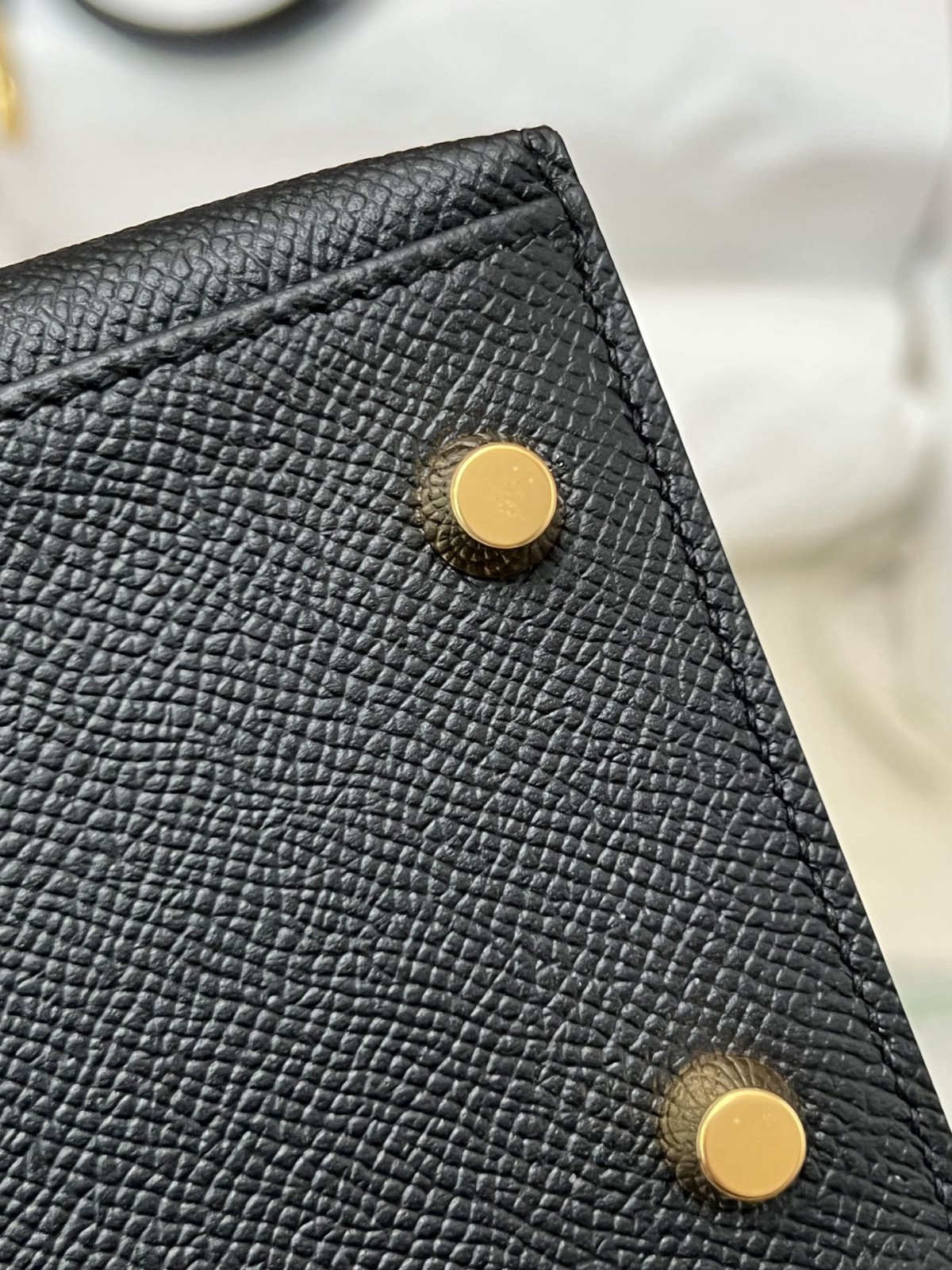 Shebag fully handmade Hermes Kelly 25 bag black epsom leather gold hardware lastets batch review (2025 Jan updated)-Интернет-магазин поддельной сумки Louis Vuitton лучшего качества, копия дизайнерской сумки ru