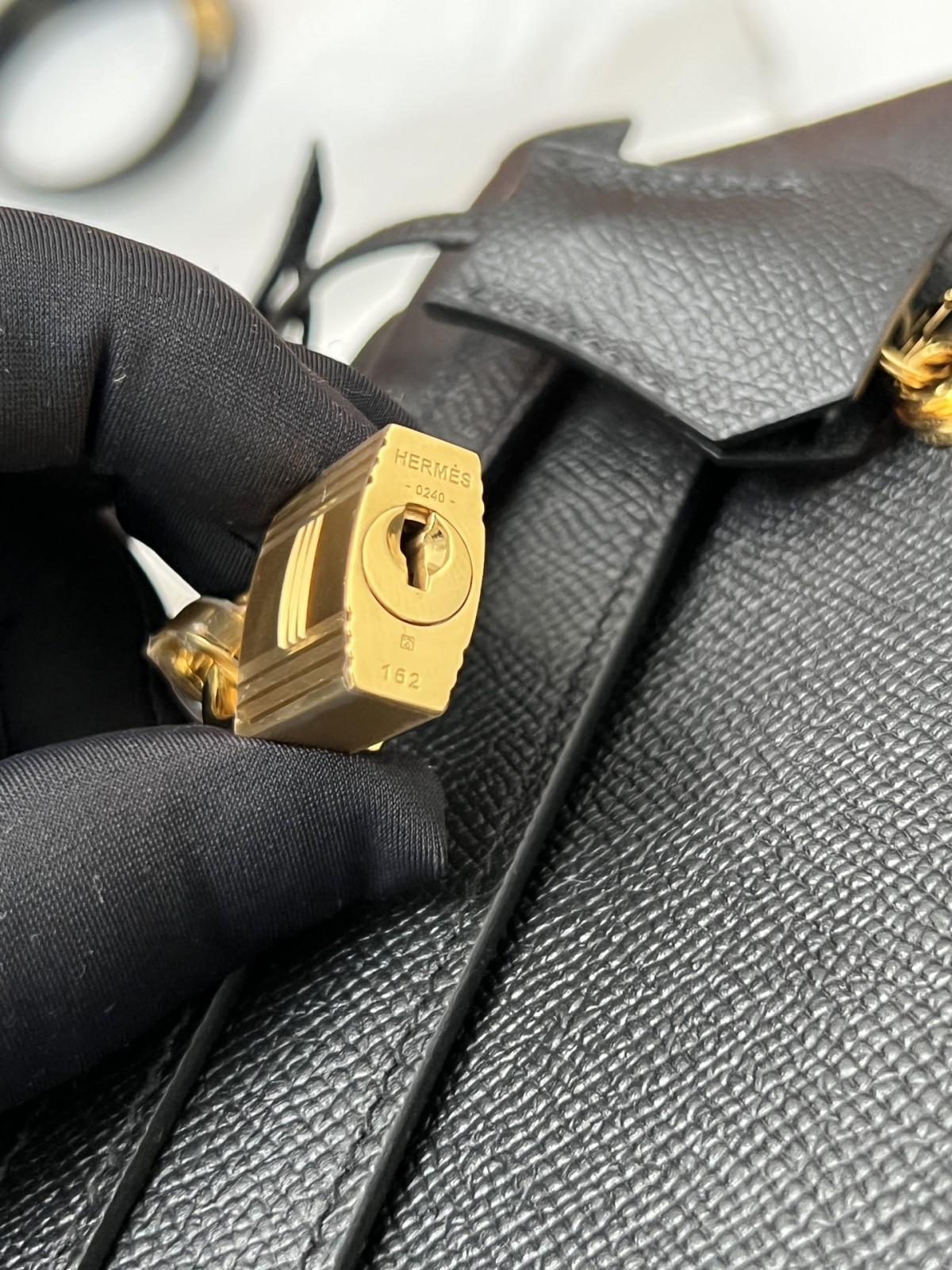 Shebag fully handmade Hermes Kelly 25 bag black epsom leather gold hardware lastets batch review (2025 Jan updated)-Интернет-магазин поддельной сумки Louis Vuitton лучшего качества, копия дизайнерской сумки ru