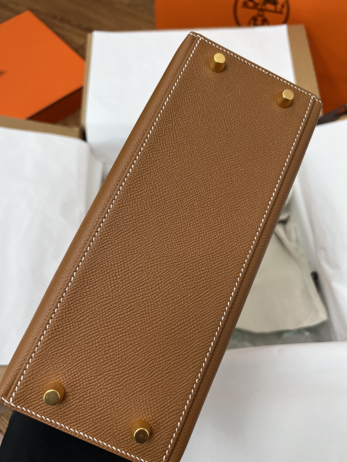 Shebag fully handmade Hermes Kelly 25 of gold brown review (2025 Jan updated)-Best Quality Fake Louis Vuitton Bag Online Store, Replica designer bag ru