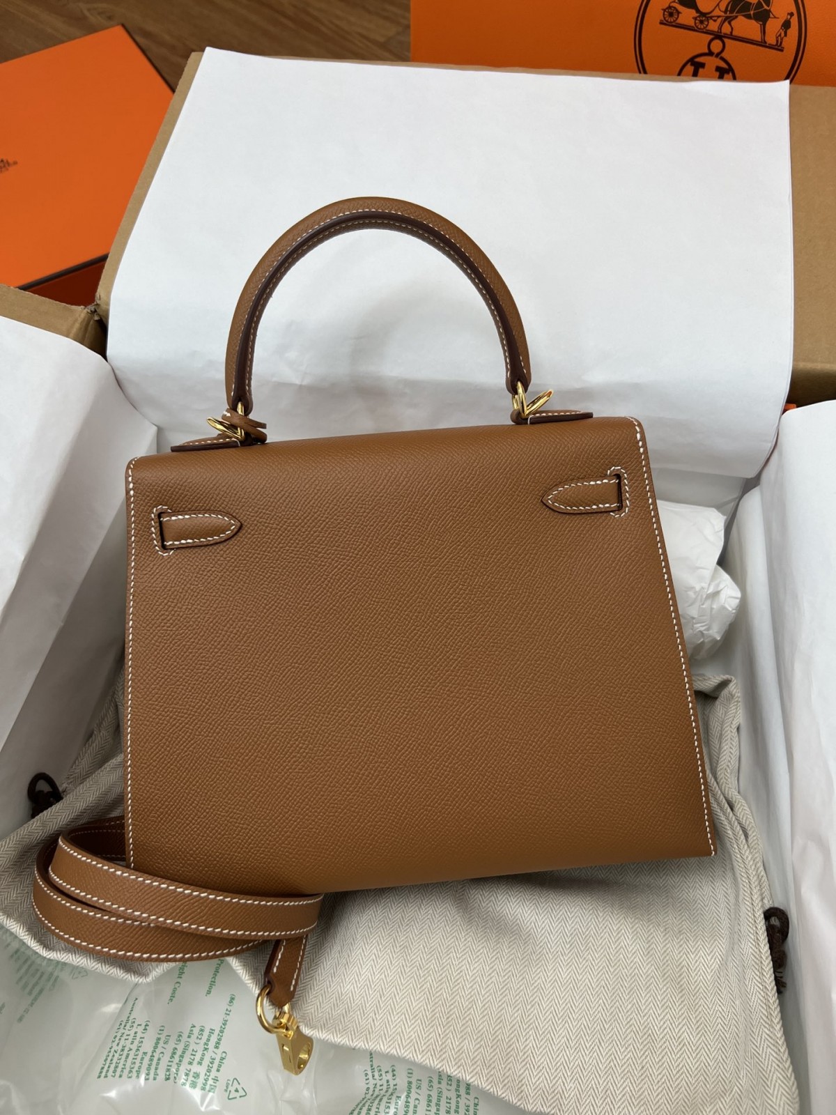 Shebag fully handmade Hermes Kelly 25 of gold brown review (2025 Jan updated)-Best Quality Fake Louis Vuitton Bag Online Store, Replica designer bag ru