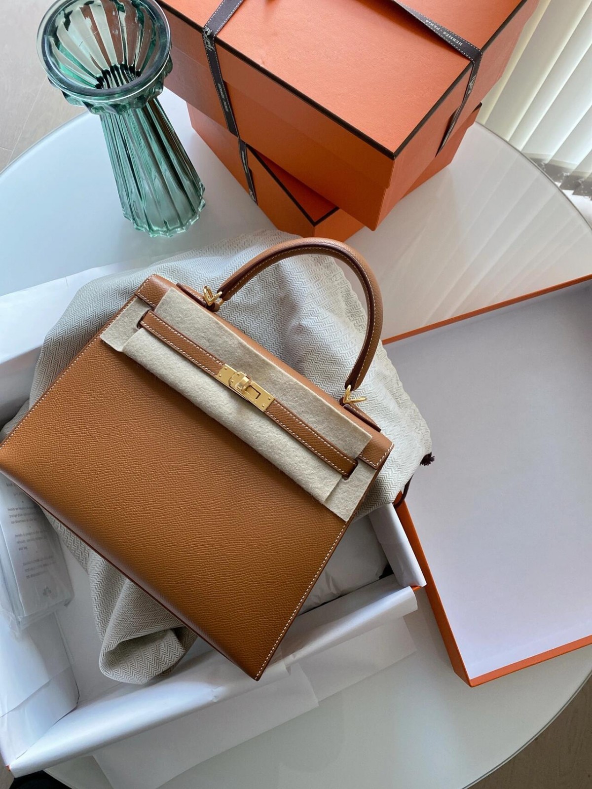 Shebag fully handmade Hermes Kelly 25 of gold brown review (2025 Jan updated)-Best Quality Fake Louis Vuitton Bag Online Store, Replica designer bag ru