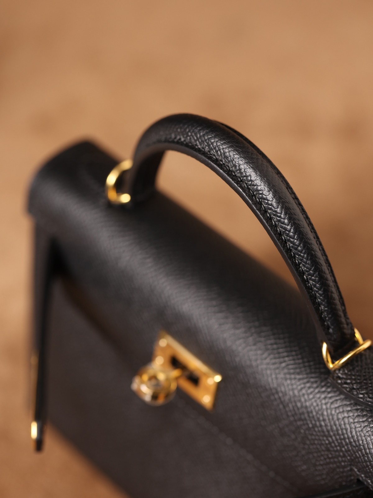 Shebag fully handmade Hermes mini kelly 2 black gold review (2025 Jan updated)-最好的質量假路易威登包網上商店，複製設計師包 ru