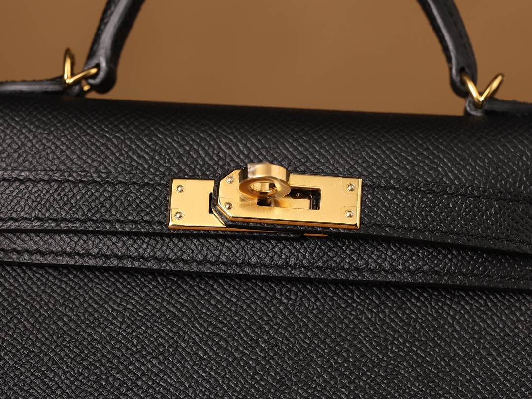 Shebag fully handmade Hermes mini kelly 2 black gold review (2025 Jan updated)-最好的質量假路易威登包網上商店，複製設計師包 ru