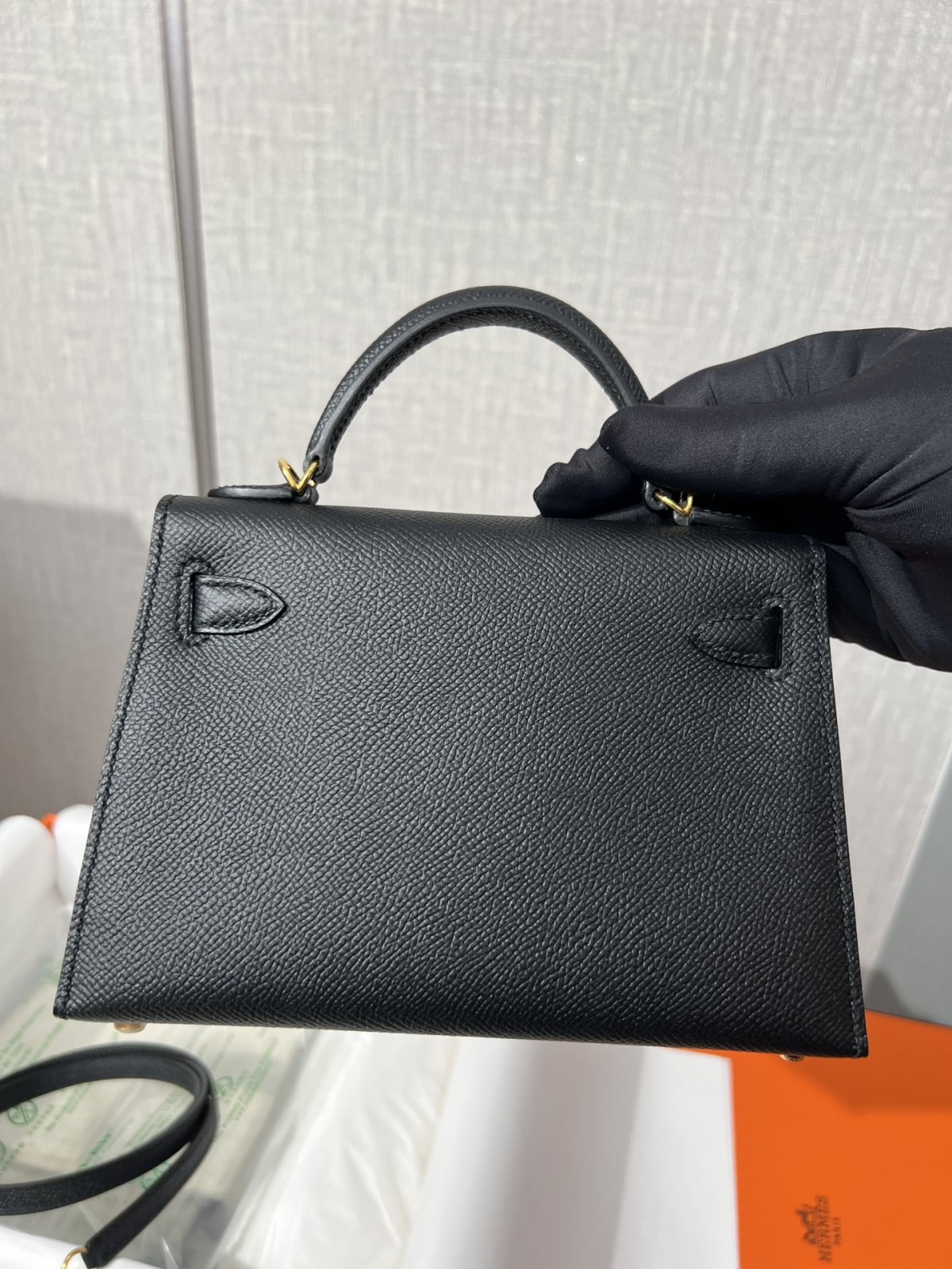 Shebag fully handmade Hermes mini kelly 2 black gold review (2025 Jan updated)-最好的質量假路易威登包網上商店，複製設計師包 ru