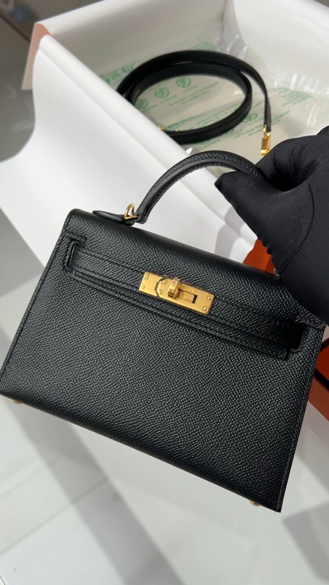 Shebag fully handmade Hermes mini kelly 2 black gold review (2025 Jan updated)-最好的質量假路易威登包網上商店，複製設計師包 ru