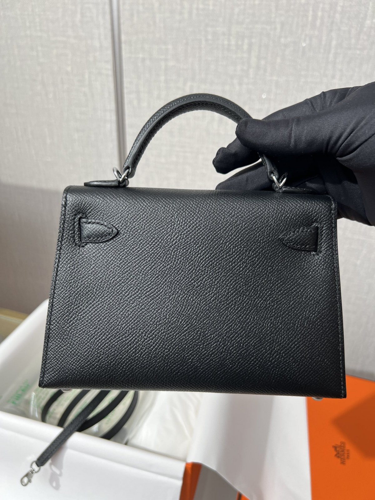 Shebag fully handmade Hermes mini kelly 2 black gold review (2025 Jan updated)-最好的質量假路易威登包網上商店，複製設計師包 ru