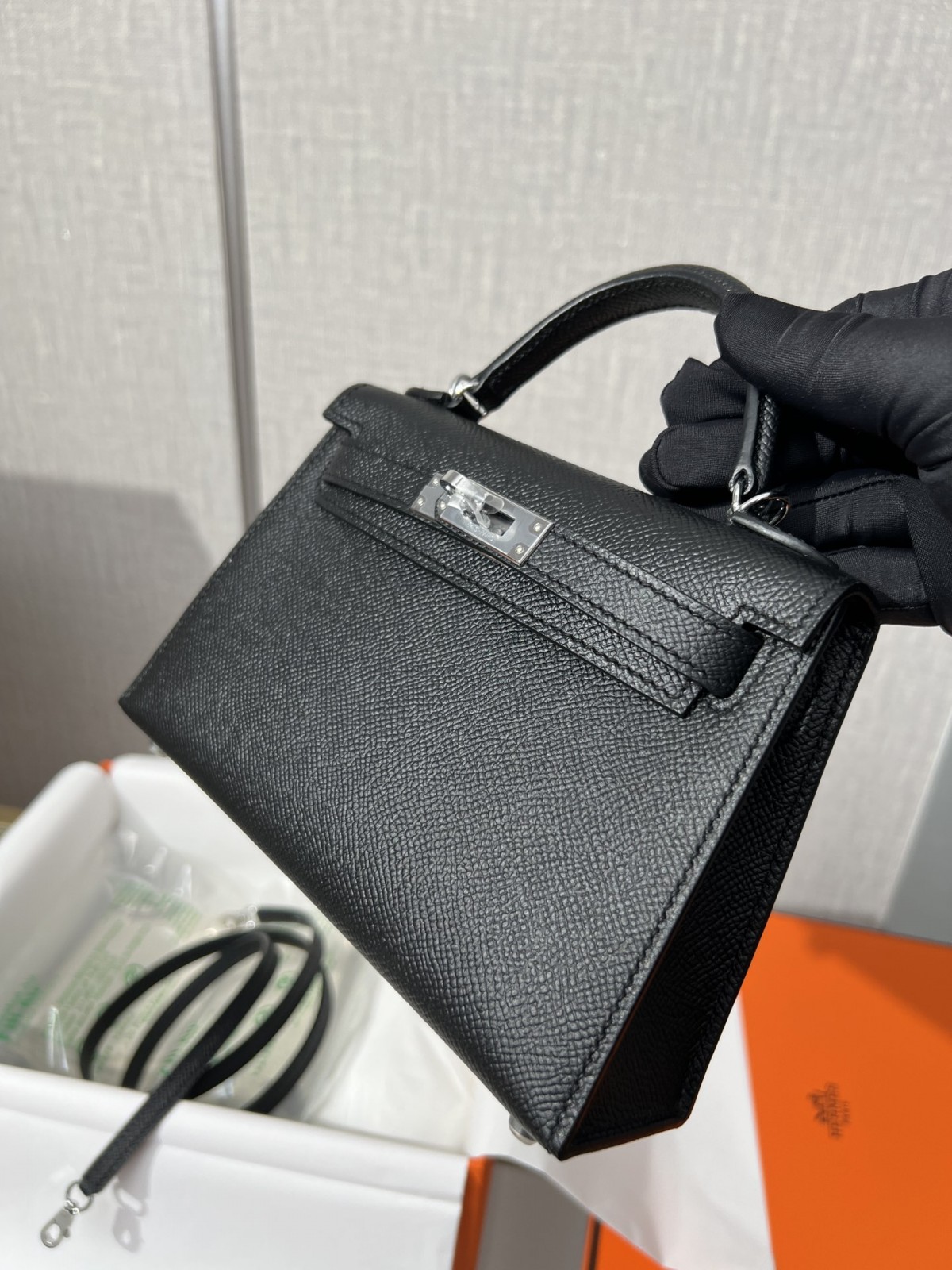 Shebag fully handmade Hermes mini kelly 2 black gold review (2025 Jan updated)-最好的質量假路易威登包網上商店，複製設計師包 ru