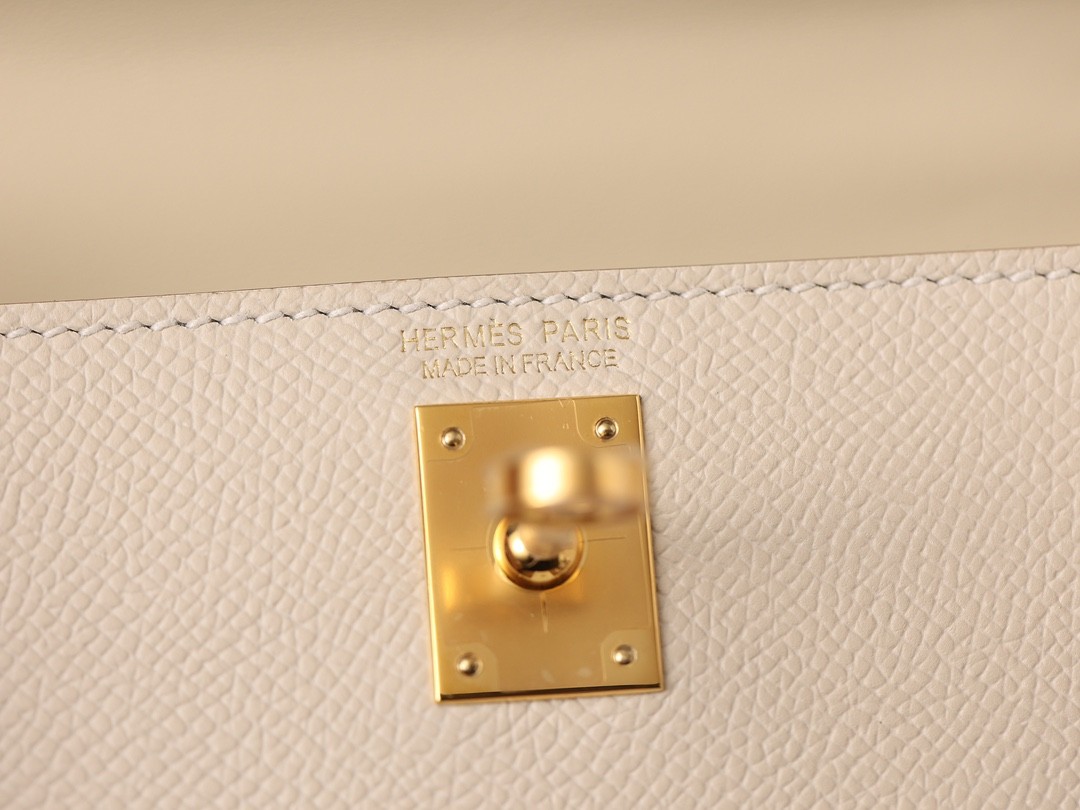 Shebag fully hand made Hermes mini kelly 2 in white epsom leather review (2025 Feb updated)-Best Quality Fake Louis Vuitton Bag Online Store, Replica designer bag ru