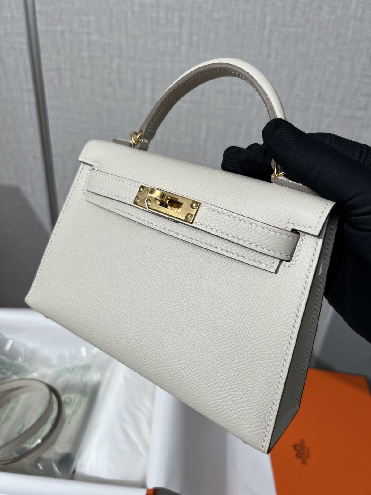 Shebag fully hand made Hermes mini kelly 2 in white epsom leather review (2025 Feb updated)-Best Quality Fake Louis Vuitton Bag Online Store, Replica designer bag ru