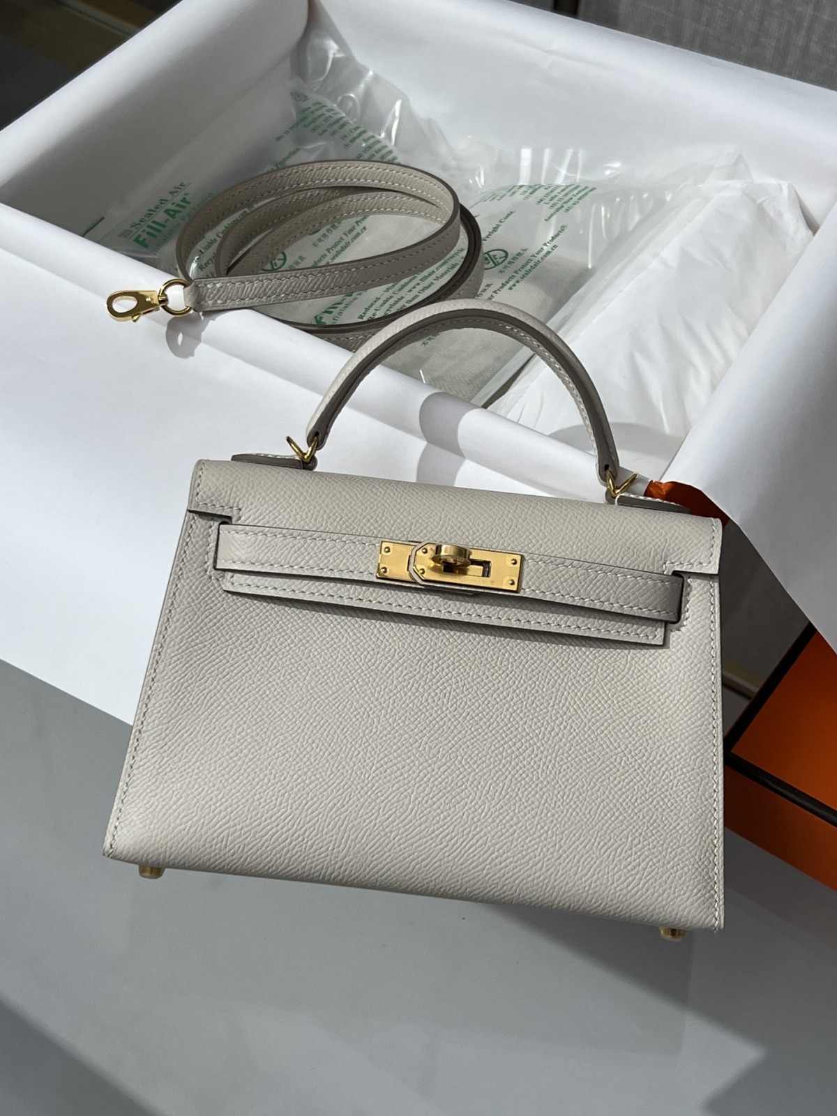 Shebag fully hand made Hermes mini kelly 2 in white epsom leather review (2025 Feb updated)-Best Quality Fake Louis Vuitton Bag Online Store, Replica designer bag ru