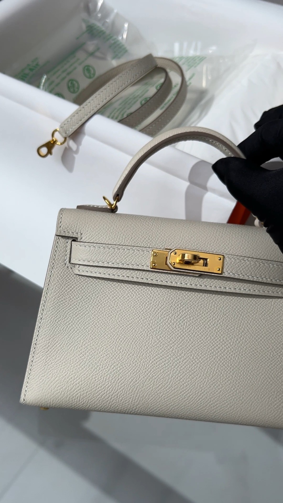 Shebag fully hand made Hermes mini kelly 2 in white epsom leather review (2025 Feb updated)-Best Quality Fake Louis Vuitton Bag Online Store, Replica designer bag ru