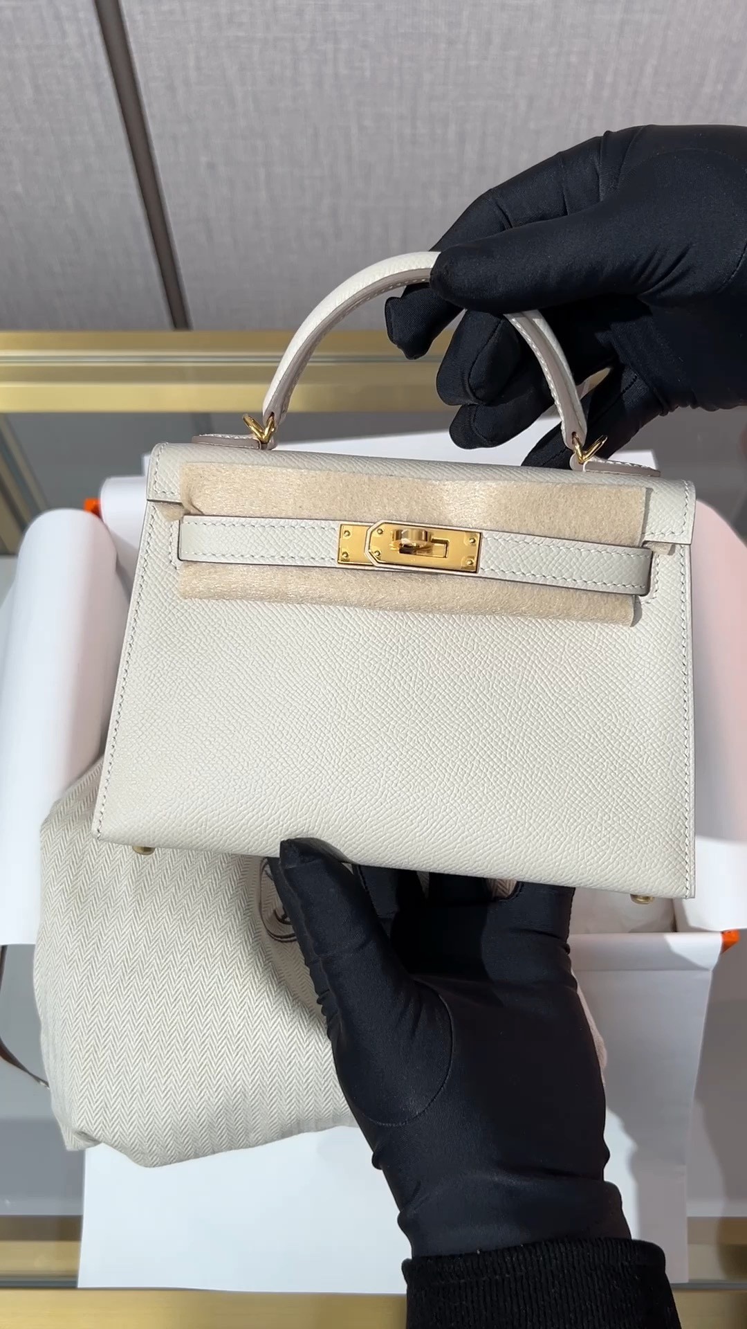 Shebag fully hand made Hermes mini kelly 2 in white epsom leather review (2025 Feb updated)-Best Quality Fake Louis Vuitton Bag Online Store, Replica designer bag ru