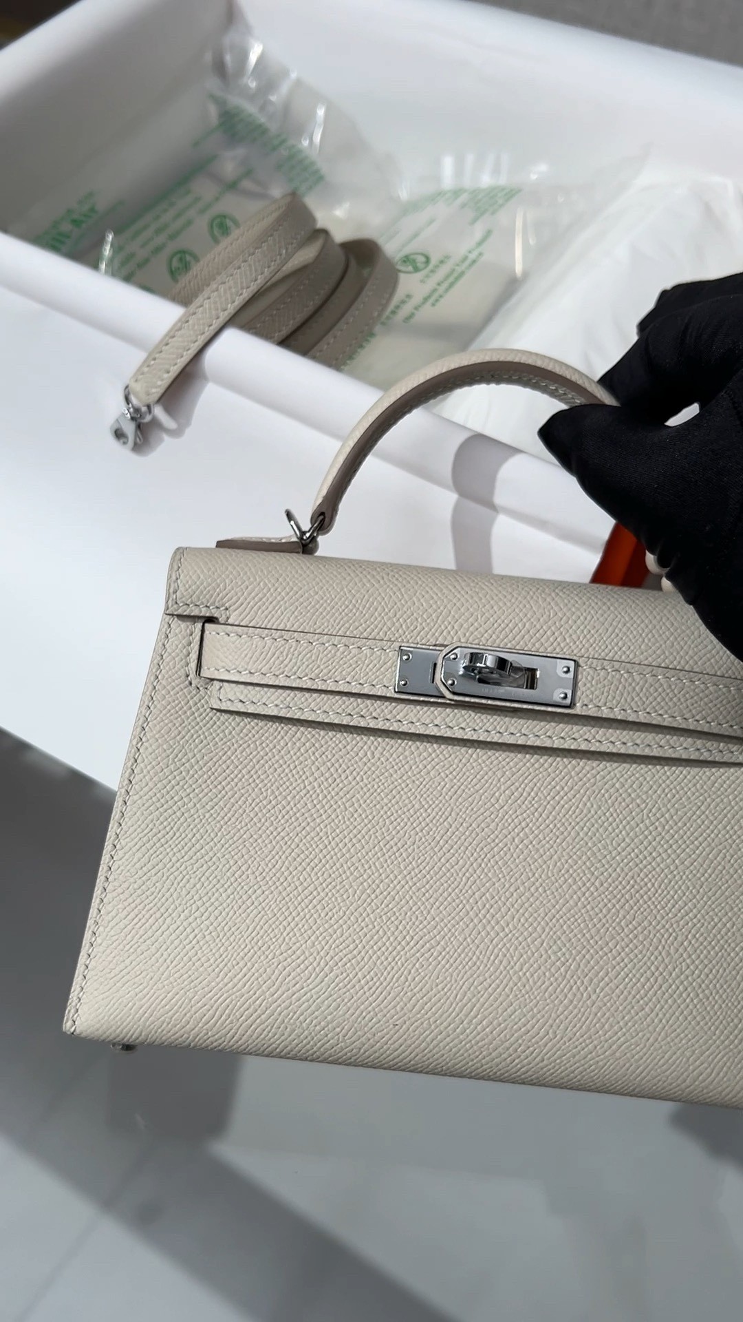 Shebag fully hand made Hermes mini kelly 2 in white epsom leather review (2025 Feb updated)-Best Quality Fake Louis Vuitton Bag Online Store, Replica designer bag ru