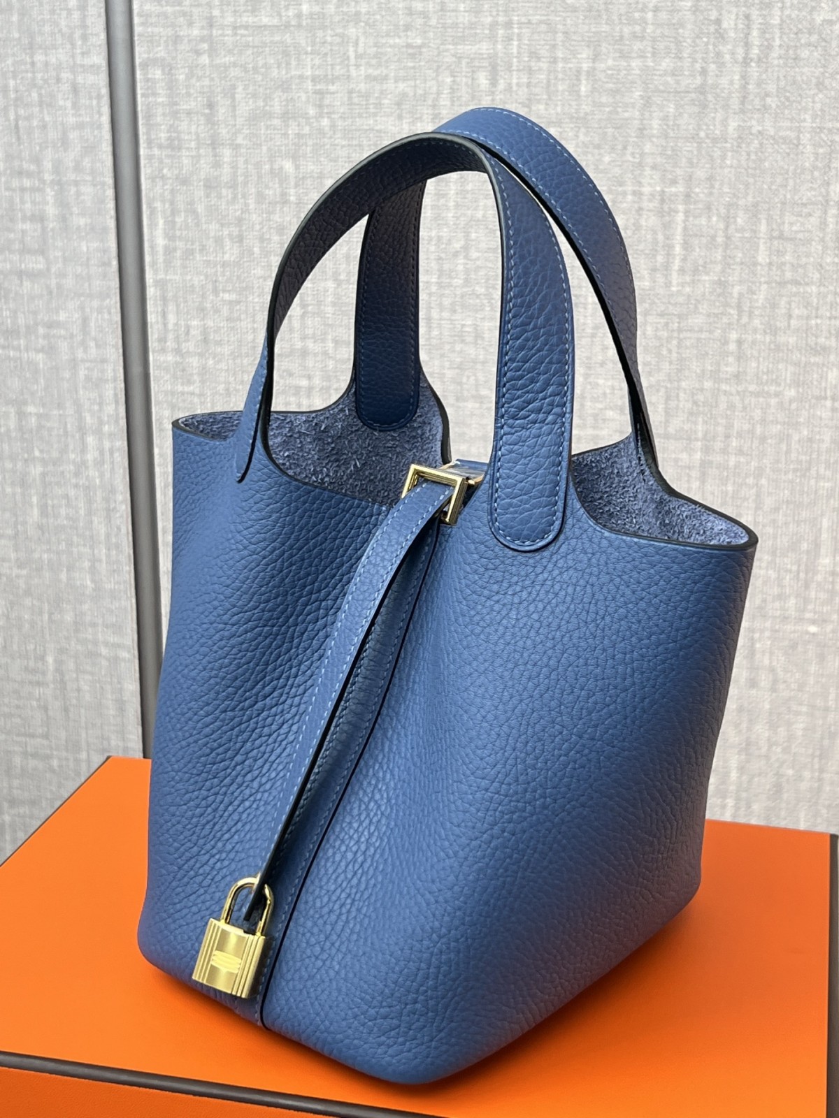 Shebag fully handmade Hermes Picotin 18 bag in togo blue review (2025 Feb updated)-Umgangatho ogqwesileyo woMgangatho weFake weLouis Vuitton kwiVenkile ye-Intanethi, ibhegi yomyili weReplica ru