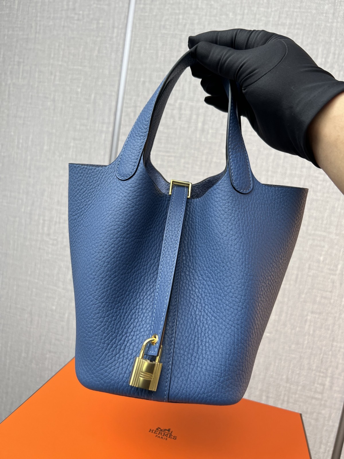 Shebag fully handmade Hermes Picotin 18 bag in togo blue review (2025 Feb updated)-Umgangatho ogqwesileyo woMgangatho weFake weLouis Vuitton kwiVenkile ye-Intanethi, ibhegi yomyili weReplica ru