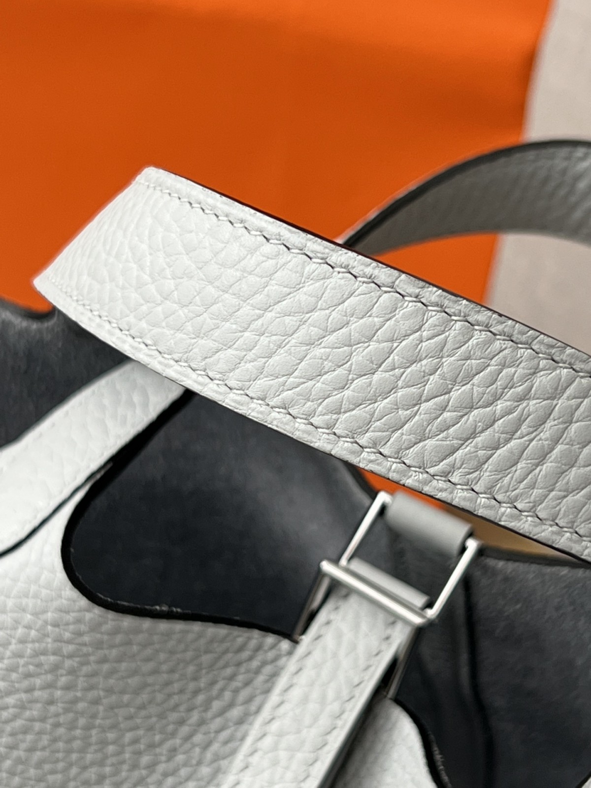 Shebag fully handmade Hermes Picotin 18 bag in white togo silver hardware(2025 Feb updated)-Legjobb minőségű hamis Louis Vuitton táska online áruház, replika designer táska ru