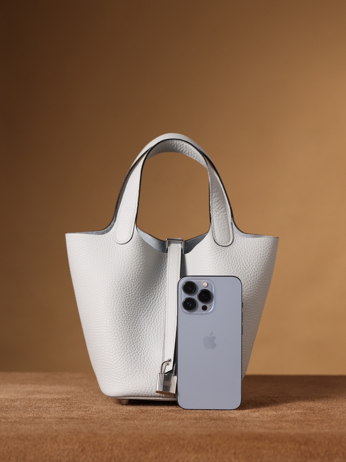 Shebag fully handmade Hermes Picotin 18 bag in white togo silver hardware(2025 Feb updated)-Ti o dara ju Didara iro Louis Vuitton apo Online itaja, Ajọra onise apo ru