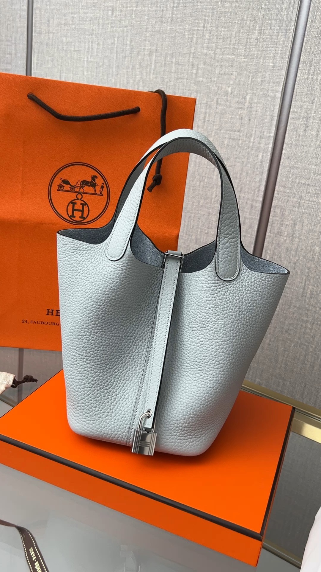 Shebag fully handmade Hermes Picotin 18 bag in white togo silver hardware(2025 Feb updated)-Ti o dara ju Didara iro Louis Vuitton apo Online itaja, Ajọra onise apo ru