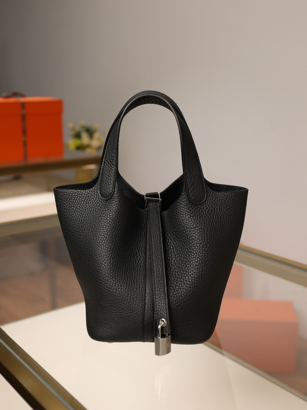 Shebag fully handmade Hermes Picotin 18 bag black togo silver (2025 Feb updated)-Best Quality adịgboroja Louis vuitton akpa Online Store, oyiri mmebe akpa ru