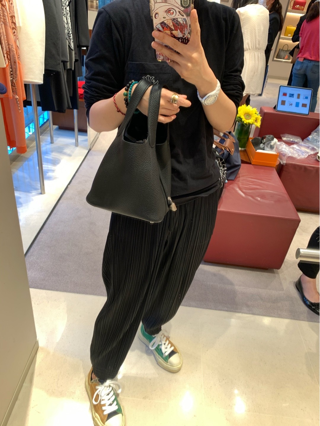 Shebag fully handmade Hermes Picotin 18 bag black togo silver (2025 Feb updated)-Best Quality adịgboroja Louis vuitton akpa Online Store, oyiri mmebe akpa ru