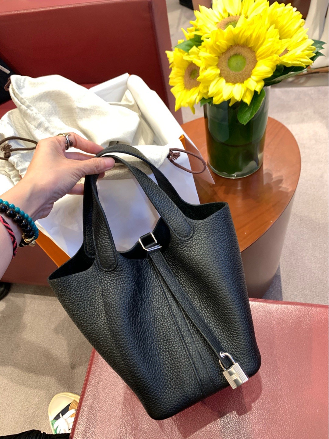 Shebag fully handmade Hermes Picotin 18 bag black togo silver (2025 Feb updated)-Best Quality adịgboroja Louis vuitton akpa Online Store, oyiri mmebe akpa ru