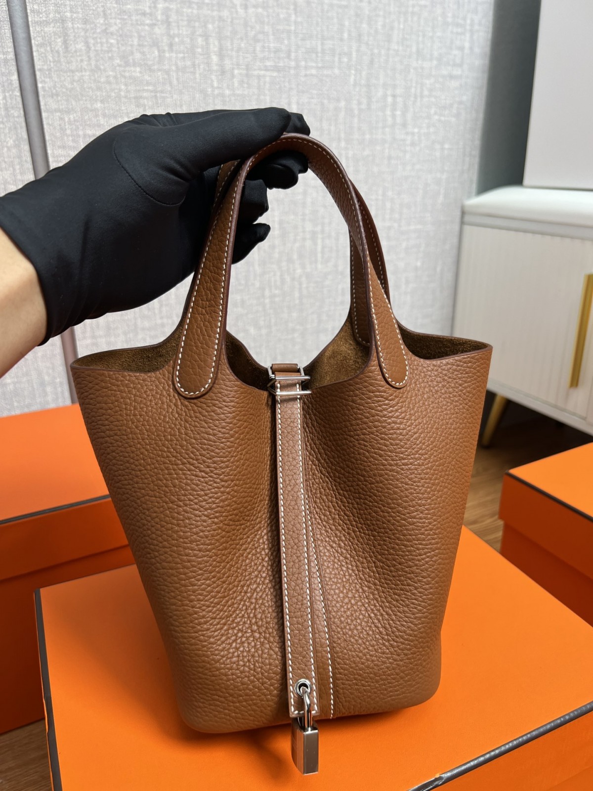 Shebag fully handmade Hermes Picotin 18 bag in brown gold (2025 Feb updated)-Best Quality adịgboroja Louis vuitton akpa Online Store, oyiri mmebe akpa ru