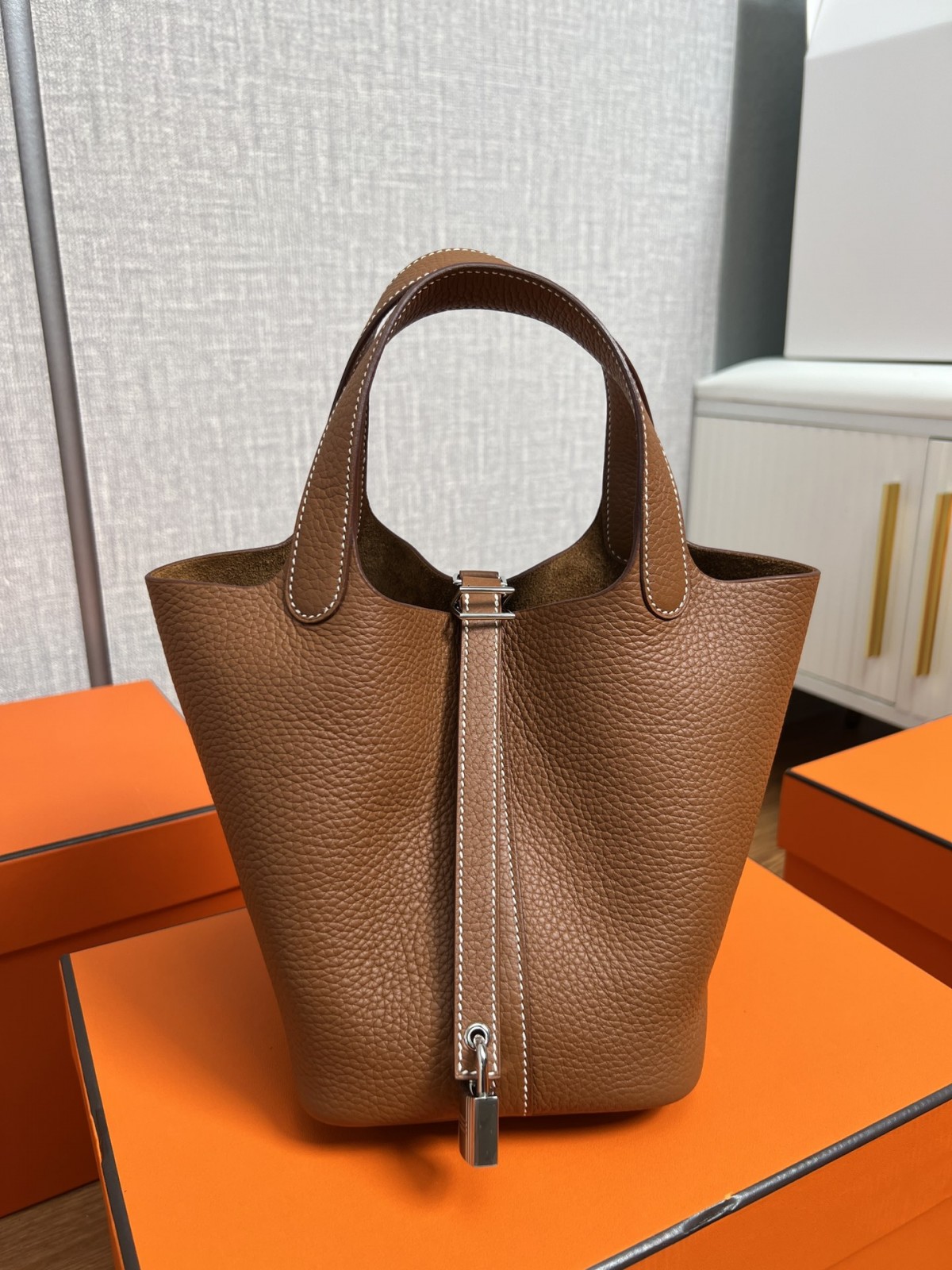 Shebag fully handmade Hermes Picotin 18 bag in brown gold (2025 Feb updated)-Best Quality adịgboroja Louis vuitton akpa Online Store, oyiri mmebe akpa ru