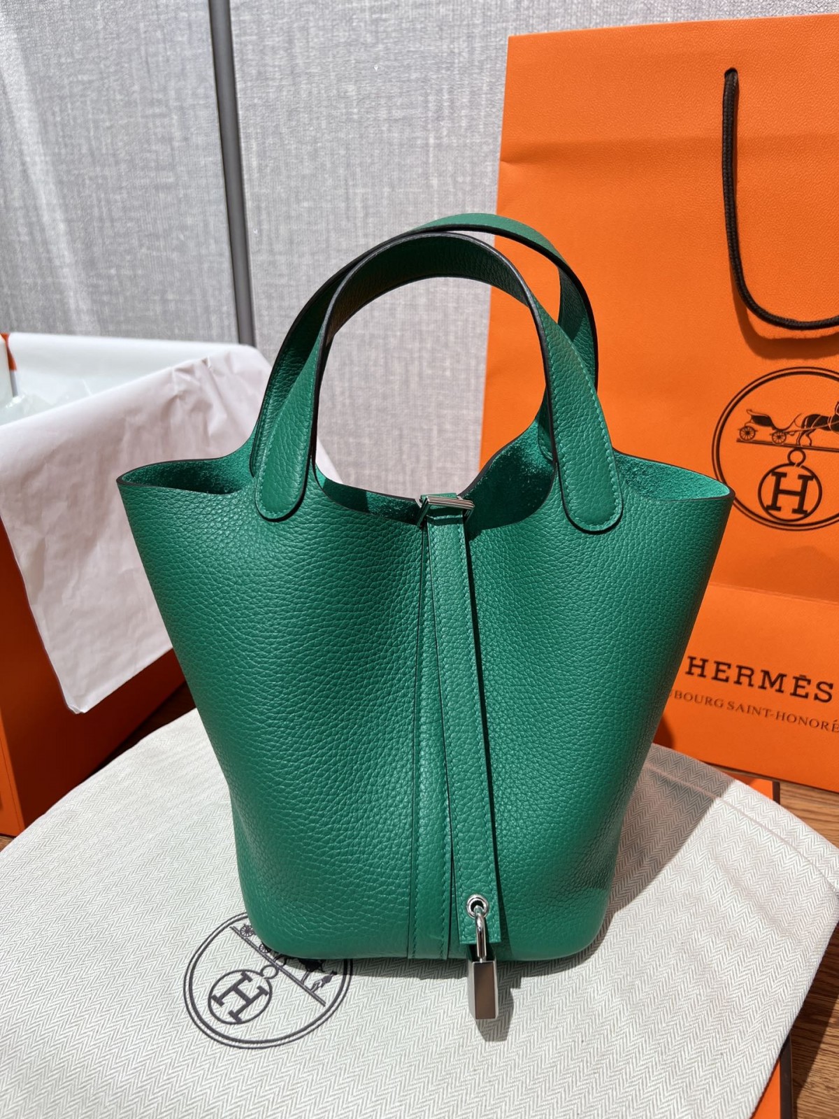 Shebag fully handmade Hermes Picotin 18 bag in green togo review (2025 Feb updated)-Labākās kvalitātes viltotās Louis Vuitton somas tiešsaistes veikals, dizaineru somas kopija ru