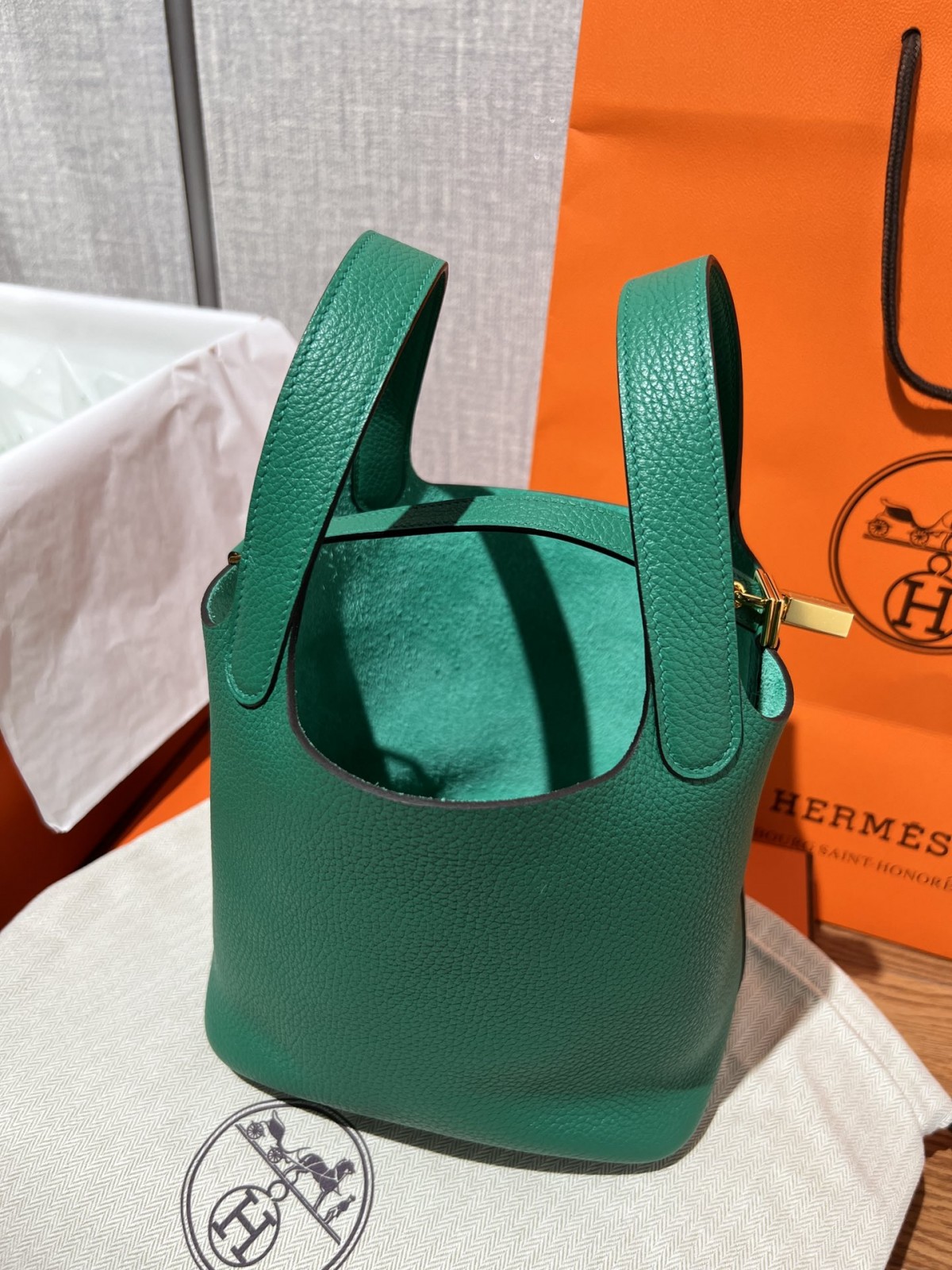 Shebag fully handmade Hermes Picotin 18 bag in green togo review (2025 Feb updated)-Labākās kvalitātes viltotās Louis Vuitton somas tiešsaistes veikals, dizaineru somas kopija ru