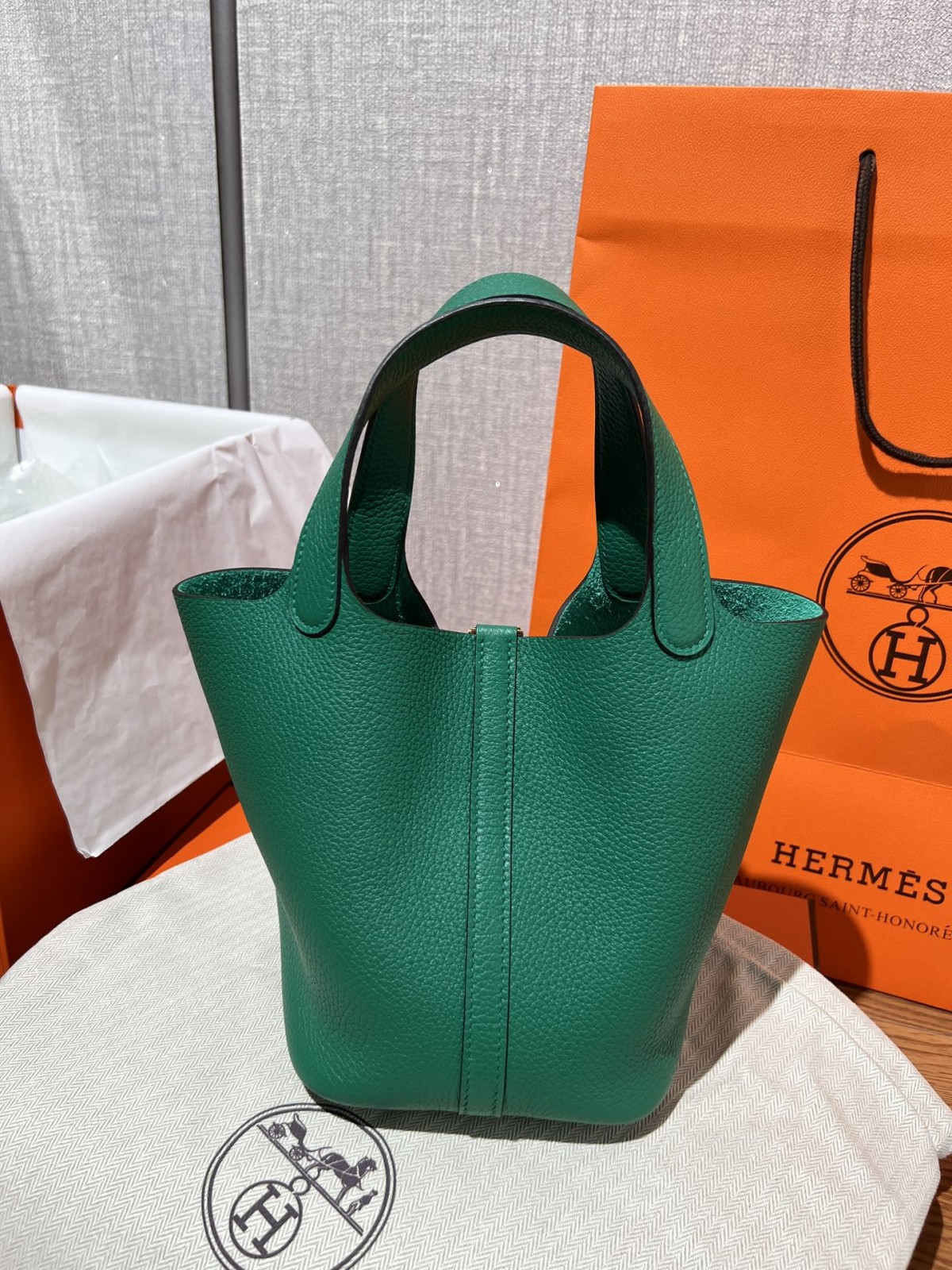 Shebag fully handmade Hermes Picotin 18 bag in green togo review (2025 Feb updated)-Labākās kvalitātes viltotās Louis Vuitton somas tiešsaistes veikals, dizaineru somas kopija ru